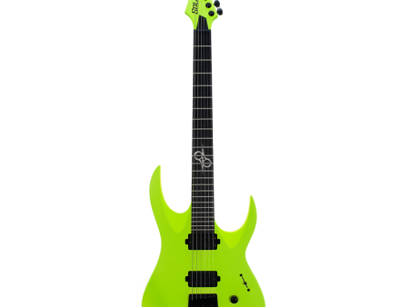 SOLAR A2.6LN Electric Guitar - Lemon Neon Matte on Sale