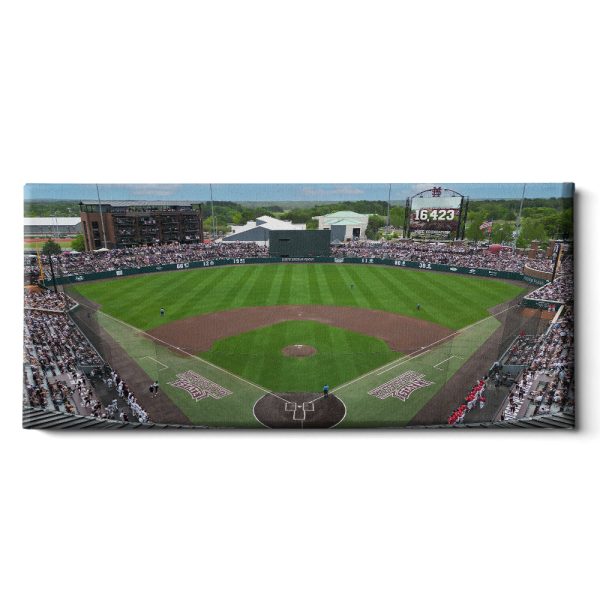 Mississippi State Bulldogs - NCAA Baseball Attendance Record Mississippi State Panoramic Fashion