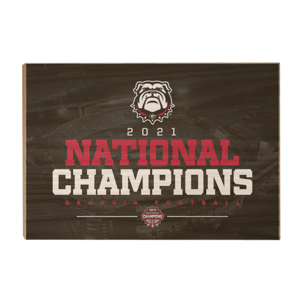 Georgia Bulldogs - 2021 National Champions Georgia Bulldogs Online Sale