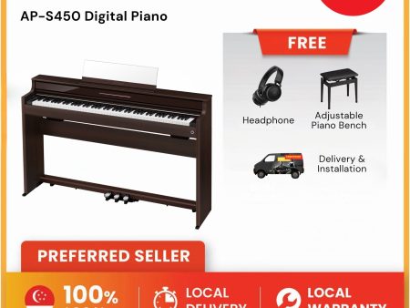 Casio Celviano AP-S450 Brown Digital Piano For Sale