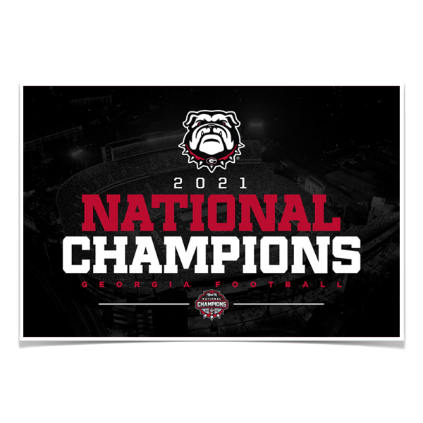 Georgia Bulldogs - 2021 National Champions Georgia Bulldogs Online Sale