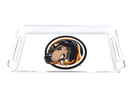 Tennessee Volunteers - Smokey Logo Decorative Serving Tray Online Hot Sale