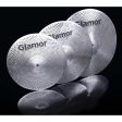 Glamor Silent Cymbal Set - 14  Hi-hat, 16  Crash, 20  Ride Fashion