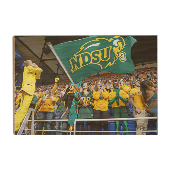 North Dakota State Bison - NDSU Cheer Oil Paint Sale