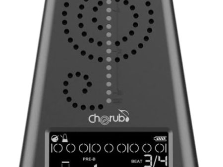 Cherub Rechargeable Metro-Tuner WMT-230 (Black) For Sale