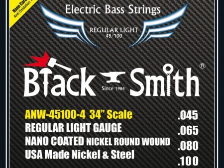 Black Smith AOT ANW-45100-4-34 45 100 Bass Guitar String Discount