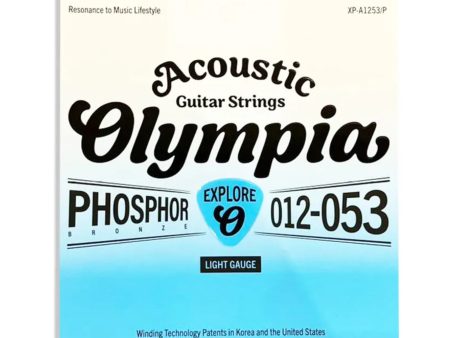 Olympia XP-A1253 P Acoustic Guitar String Phosphor Bronze 012-053 (Explore Series) For Cheap