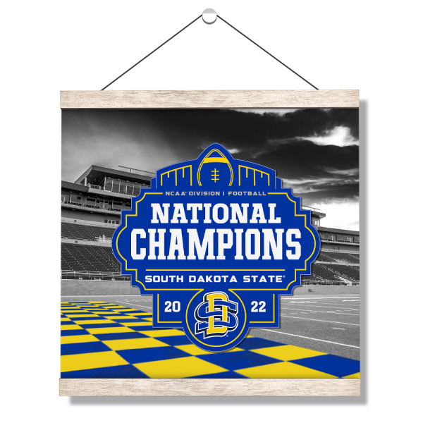 South Dakota State Jackrabbits - SDSU National Champions Checkerboard End Zone Fashion