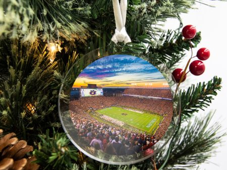 Auburn Tigers - Sunset Over Jordan-Hare Stadium Ornament & Bag Tag For Cheap