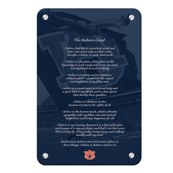 Auburn Tigers - The Auburn Creed over Jordan-Hare Stadium Online