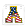 Appalachian State Mountaineers - App State Mountaineers Red, White & Blue Logo Drink Coaster For Cheap