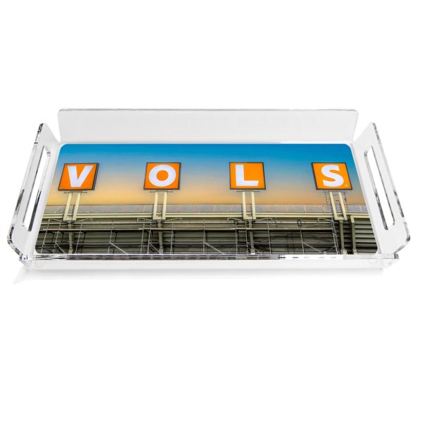 Tennessee Volunteers - V-0-L-S Decorative Serving Tray Fashion