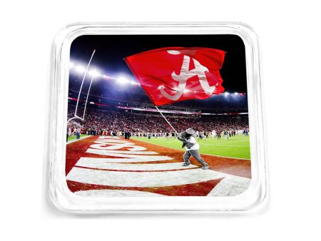 Alabama Crimson Tide - Big Al Crimson Tide Win Drink Coaster For Discount