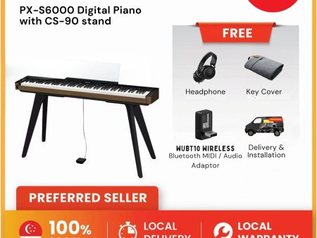 Casio Digital Piano PX-S6000 with CS-90 stand Fashion