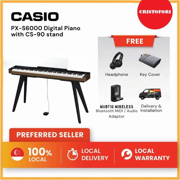 Casio Digital Piano PX-S6000 with CS-90 stand Fashion