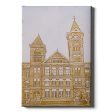 Auburn Tigers - Samford Hall Vintage Sketch For Cheap