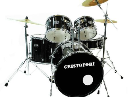 Cristofori ADS1-500 (BKS) Drum Set Hot on Sale