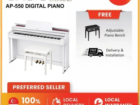 Casio Celviano AP-550 White Digital Piano Sale