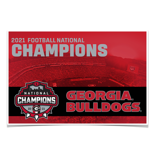 Georgia Bulldogs - 2021 National Champions Georgia Bulldogs Online Sale