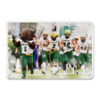 North Dakota State Bison - NDSU Running onto the Field Watercolor Cheap