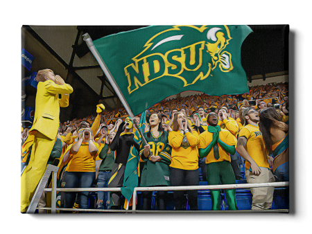 North Dakota State Bison - NDSU Cheer Oil Paint Sale