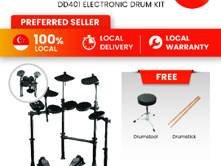 Muza DD401 Electronic Drum Kit For Cheap