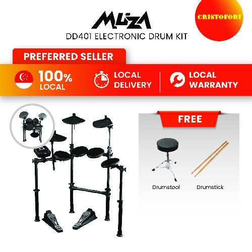 Muza DD401 Electronic Drum Kit For Cheap