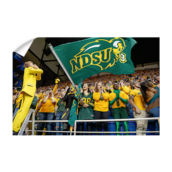 North Dakota State Bison - NDSU Cheer Oil Paint Sale