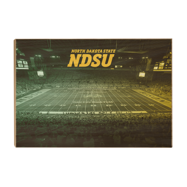 North Dakota State Bison - Gate City Bank Field Duotone Online now