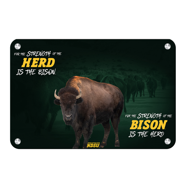 North Dakota State Bison - For the Strength of the Herd Supply