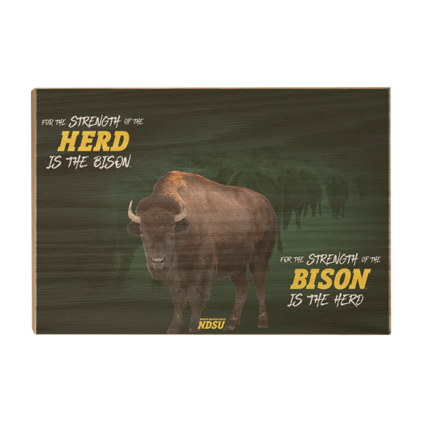 North Dakota State Bison - For the Strength of the Herd Supply